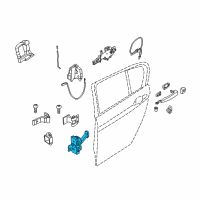 OEM 2015 BMW 328d xDrive Door Brake, Rear Left Diagram - 51-22-7-446-729