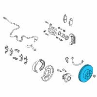 OEM 2016 Nissan Rogue Rotor Brake Diagram - 43206-4BT0C