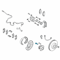 OEM 2018 Nissan NV200 Bolt Diagram - 40056-JG03A