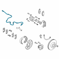 OEM 2020 Nissan Rogue Sensor Assembly Anti Ski, Rear Diagram - 47900-4BA0A