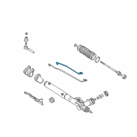 OEM 1999 Oldsmobile Aurora Power Steering Hose Diagram - 26068225