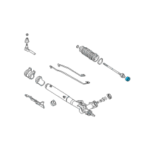 OEM Saturn SL1 Ring-Steering Gear Shock Dampener(Rack & Pinion) (Orange*Orange Diagram - 7849530