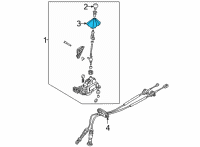 OEM 2021 Hyundai Elantra BOOT ASSY-SHIFT LEVER Diagram - 84633-AA100-RED