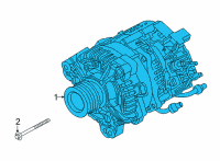 OEM 2021 BMW M440i xDrive RP ALTERNATOR Diagram - 12-31-8-490-540