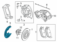 OEM Jeep Grand Wagoneer SHIELD-SPLASH Diagram - 68425382AA