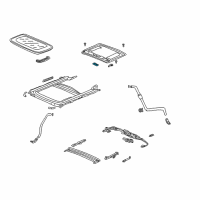 OEM 2007 Honda Accord Handle, Sunshade *YR239L* (KI IVORY) Diagram - 70611-S5A-J01ZG