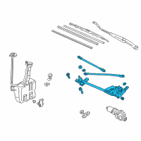 OEM 2002 Honda Accord Link, FR. Wiper Diagram - 76530-S84-A02