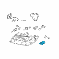 OEM BMW 535i Electronics Box Alc Uncoded Diagram - 63-12-7-189-312