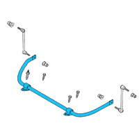 OEM 2020 Ford Explorer Stabilizer Bar Diagram - LB5Z-5482-B