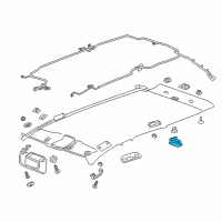 OEM 2020 GMC Terrain Cargo Lamp Diagram - 22893070