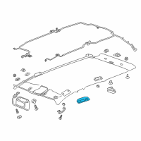 OEM 2018 Chevrolet Equinox Courtesy Lamp Diagram - 84260152