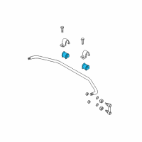 OEM Hyundai Accent Bush-Stabilizer Bar Diagram - 54813-25000