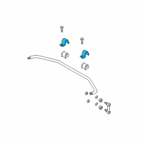 OEM 2005 Hyundai Accent Bracket-Stabilizer Bar Diagram - 54814-25000