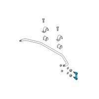 OEM 2003 Hyundai Accent Link Assembly-Front Stabilizer, RH Diagram - 54830-17020