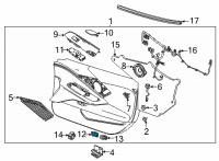 OEM 2021 Chevrolet Corvette Lock Switch Diagram - 84460322