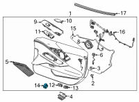 OEM Chevrolet Lift Gate Switch Diagram - 84619122