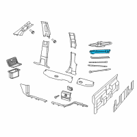 OEM Chrysler Sebring Tool Kit Diagram - 55352852AA