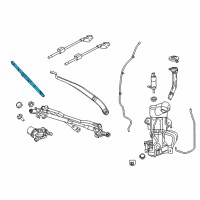 OEM Jeep Cherokee Blade-Front WIPER Diagram - 68197138AC