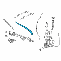 OEM 2020 Chrysler Voyager Arm-Front WIPER Diagram - 68316739AA