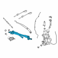 OEM 2021 Chrysler Voyager Linkage-WIPER Diagram - 68316736AB