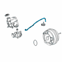 OEM 2020 Jeep Compass Hose-Brake Booster Vacuum Diagram - 4581914AD