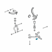 OEM 2010 Honda Accord Crosstour Bush, Shock Absorber Diagram - 51810-TP6-A01