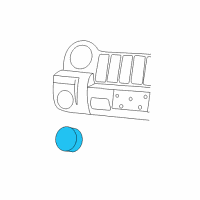 OEM 2004 Jeep Liberty Fog Lamp Assembly Diagram - 5083895AD