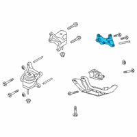 OEM 2020 Ford Police Interceptor Utility Upper Mount Diagram - L1MZ-7A033-A