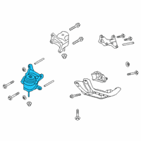 OEM 2020 Ford Police Interceptor Utility Side Mount Diagram - L1MZ-6028-K