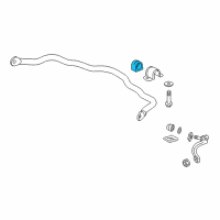 OEM Acura RLX Bush, Front Stabilizer Holder Diagram - 51306-TY2-A01