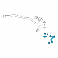 OEM 2020 Acura RLX Link, Right Front Stabilizer Diagram - 51320-TY2-A02