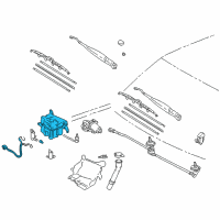 OEM Toyota 4Runner Washer Reservoir Diagram - 85315-35241