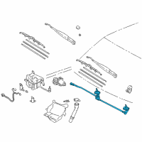 OEM 1996 Toyota 4Runner Linkage Assembly Diagram - 85150-04020