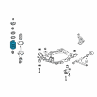 OEM Pontiac G6 Front Spring Diagram - 22716374