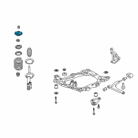 OEM 2004 Chevrolet Malibu Strut Mount Diagram - 15836873