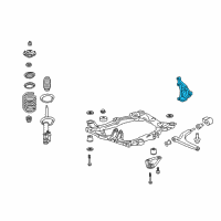 OEM Saturn Aura Steering Knuckle Diagram - 19303854