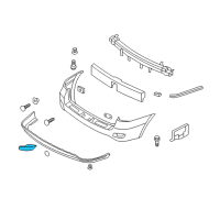 OEM Hyundai Santa Fe Lamp Assembly-Rear Reflex Reflector, LH Diagram - 92408-2B510