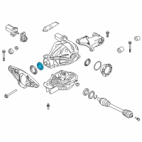 OEM 2017 BMW M6 Gran Coupe Shaft Seal Diagram - 33-12-1-213-949