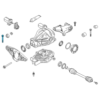 OEM BMW 740i Hex Bolt With Washer Diagram - 07-11-9-906-460