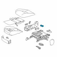 OEM Lexus GS300 Control Sub-Assy, Seat Heater Diagram - 87501-53010