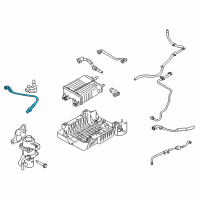 OEM 2011 Ford Escape Upper Oxygen Sensor Diagram - 9E5Z-9F472-E