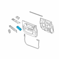 OEM Chrysler Sebring Switch-Window And Door Lock Diagram - 4602782AB