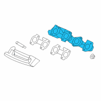 OEM 2010 Ford F-350 Super Duty Manifold Diagram - 9L3Z-9K494-A