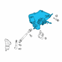 OEM 2013 Toyota Prius V Steering Column Diagram - 45250-47300