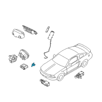 OEM 2014 Ford Mustang Sensor Diagram - AR3Z-14B416-A