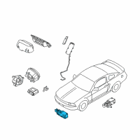 OEM Ford Fusion Side Sensor Diagram - 9L3Z-14B345-A