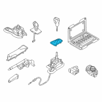 OEM 2015 BMW X1 Leather Shifter Boot Diagram - 25-16-7-595-559