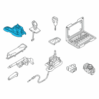 OEM BMW X1 Transmission Gear Shifter Box Diagram - 61-31-9-260-295
