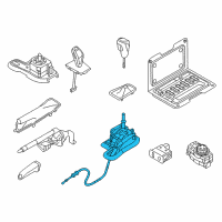 OEM 2014 BMW X1 Automatic Transmission Gear Shift Diagram - 25-16-8-624-168