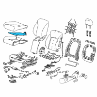 OEM 2015 Buick Verano Seat Cushion Heater Diagram - 20983148